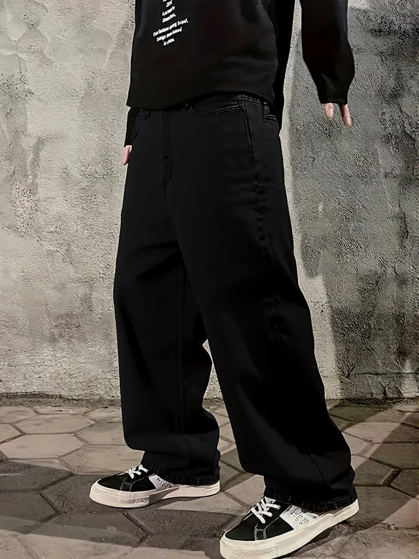 Black Wide Leg Jeans